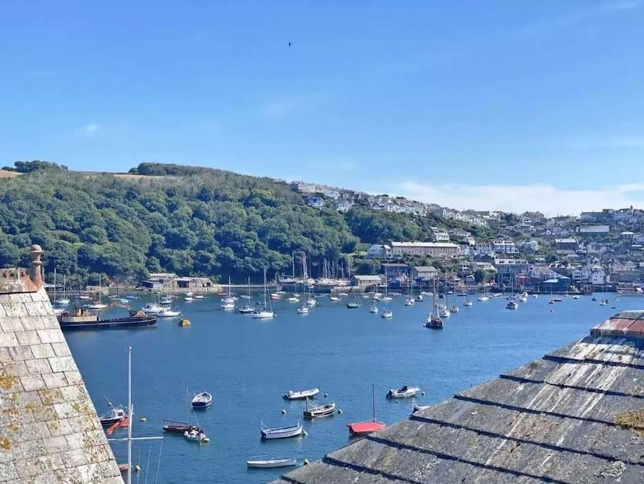 The Captain'S 4 Bed Penthouse Fowey Exteriör bild
